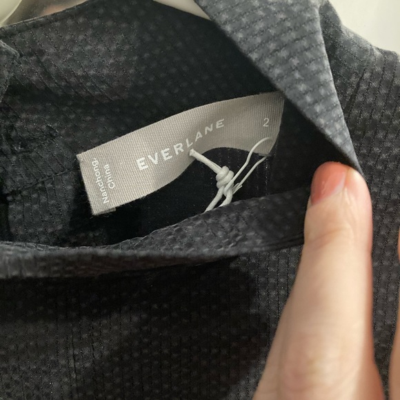 Everlane cupro mockneck blouse 2 BNWT - Picture 3 of 4